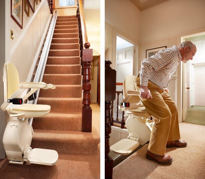 straight stairlift for dual use