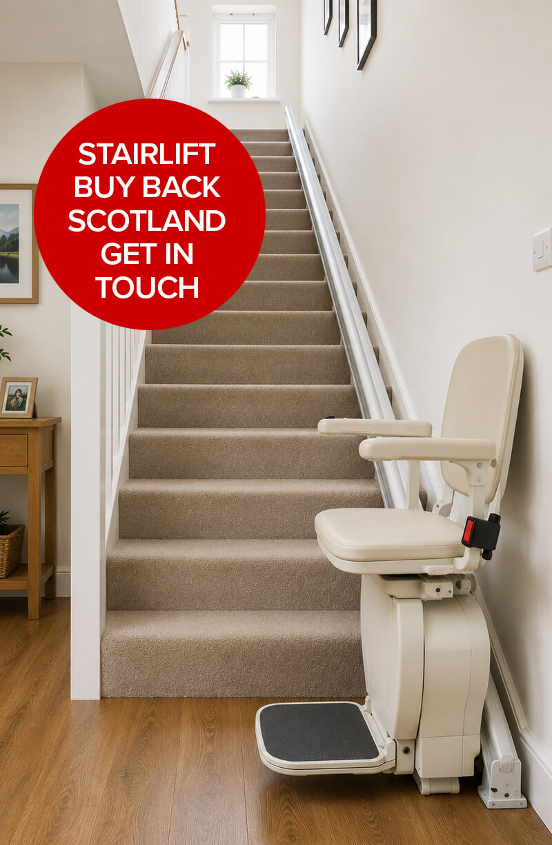 Budget Stairlifts Scotland buy back service for used stairlifts across Scotland